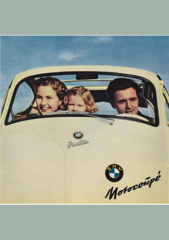 Cover of the 1955 BMW Isetta Brochure