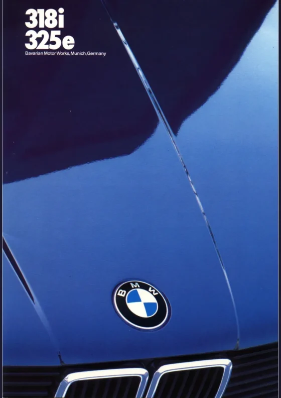 Cover of the 1985 BMW 3 Series Brochure