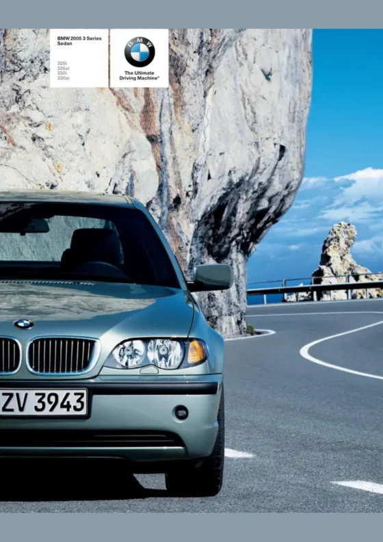 Cover of the 2005 BMW 3 Series Sedan Brochure