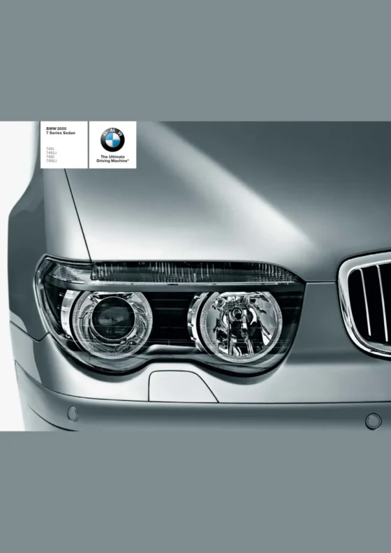 Cover of the 2005 BMW 7 Series Brochure