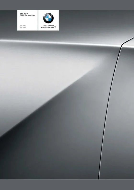 Cover of the 2005 BMW Z4 Brochure