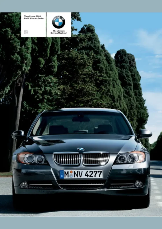 Cover of the 2006 BMW 3 Series Sedan Brochure