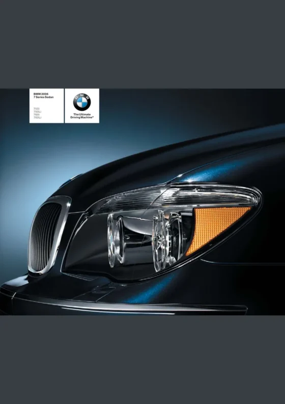 Cover of the 2006 BMW 7 Series Brochure