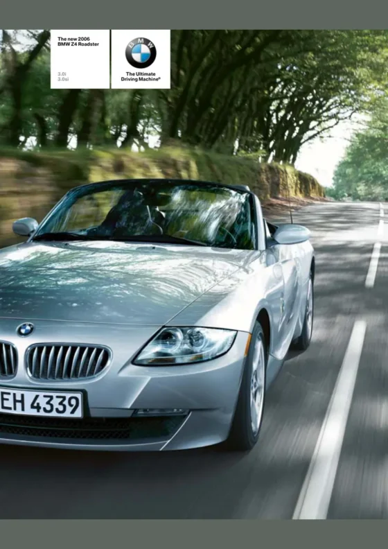 Cover of the 2006 BMW Z4 Brochure