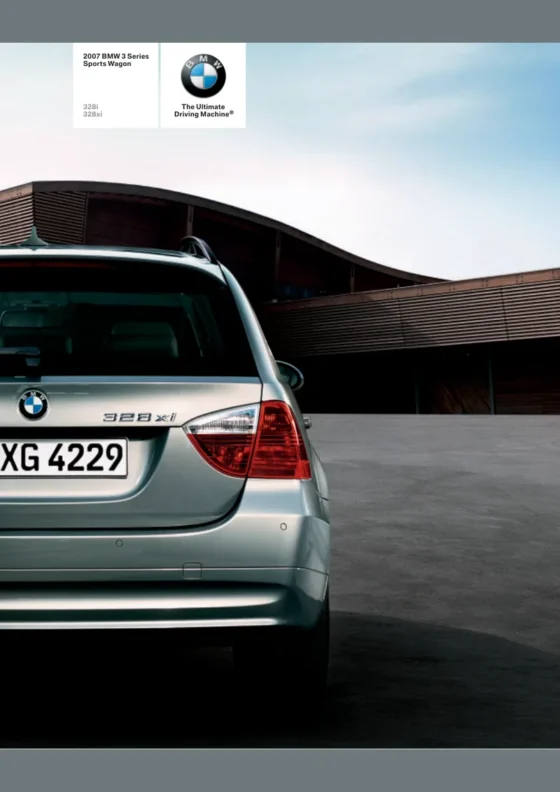 Cover of the 2007 BMW 3 Series Wagon Brochure