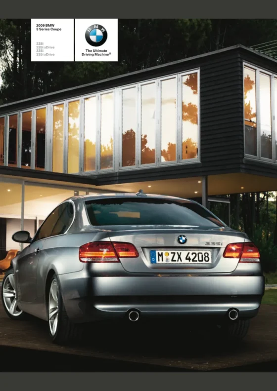 Cover of the 2009 BMW 3 Series Coupe Brochure