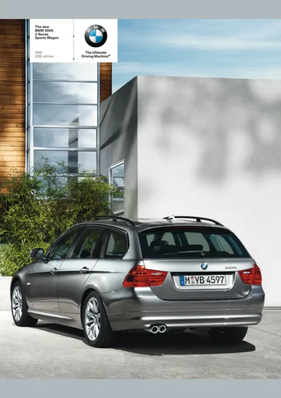Cover of the 2009 BMW 3 Series Wagon Brochure