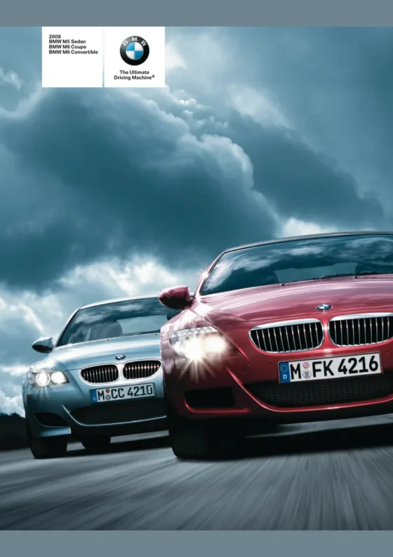 Cover of the 2009 BMW M5 Brochure