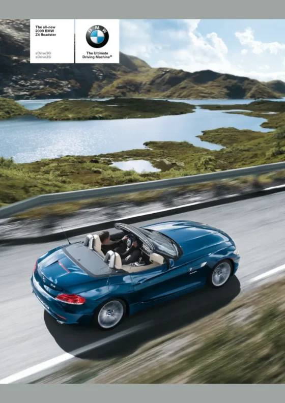 Cover of the 2009 BMW Z4 Brochure