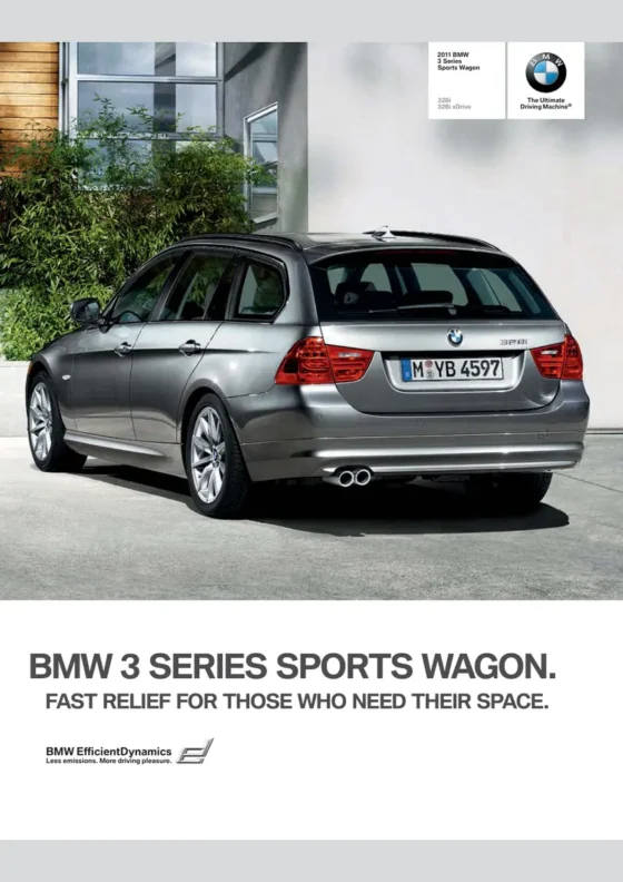 Cover of the 2011 BMW 3 Series Wagon Brochure