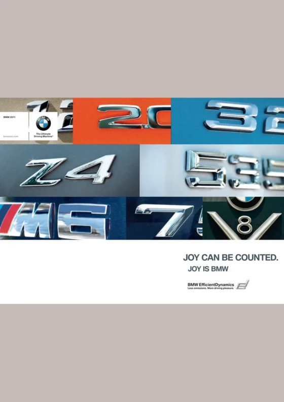 Cover of the 2011 BMW Full Line Brochure