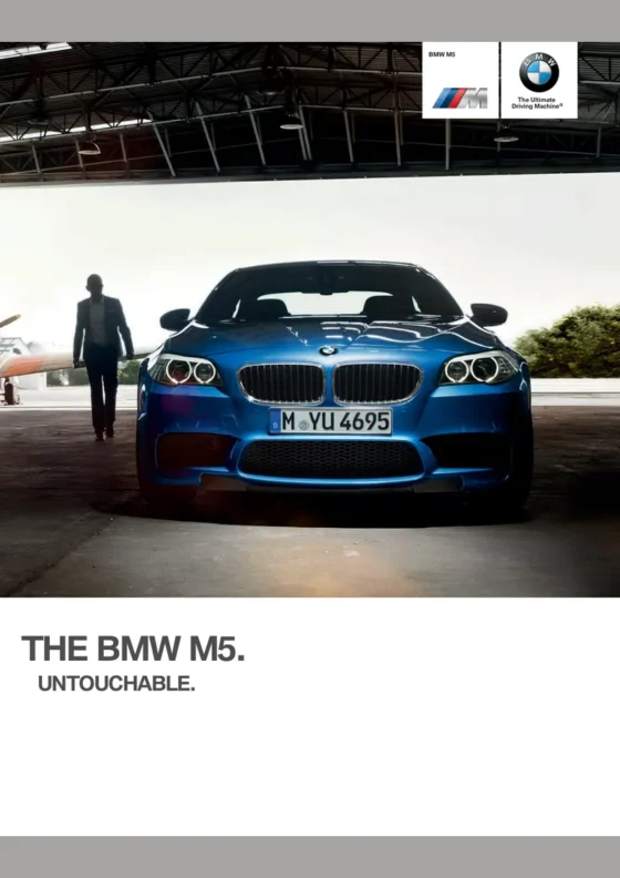 Cover of the 2013 BMW M5 Brochure