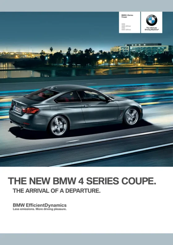 Cover of the 2014 BMW 4 Series Brochure