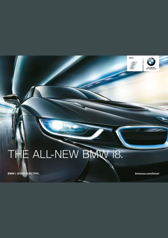 Cover of the 2014 BMW i8 Brochure