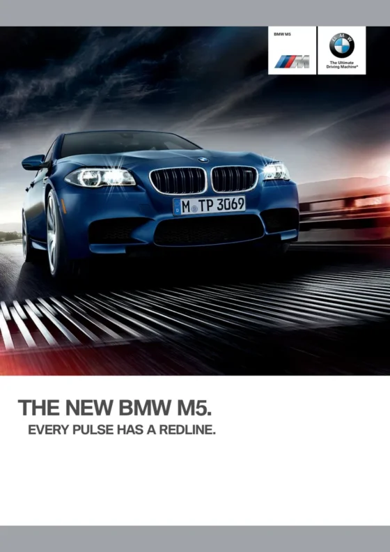 Cover of the 2014 BMW M5 Brochure