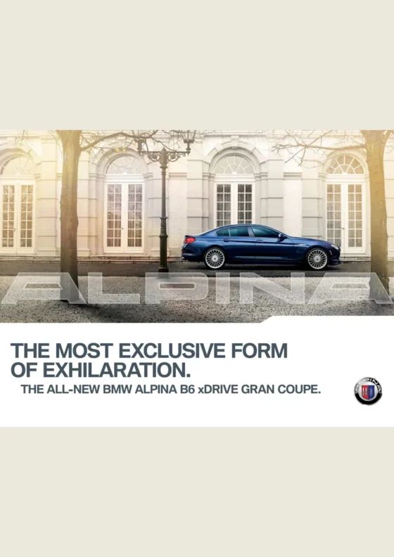 Cover of the 2015 BMW 6 Series Brochure
