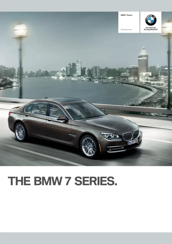 Cover of the 2015 BMW 7 Series Brochure