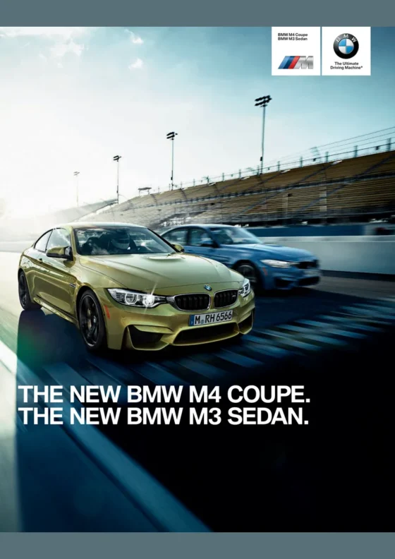 Cover of the 2015 BMW M3 Brochure