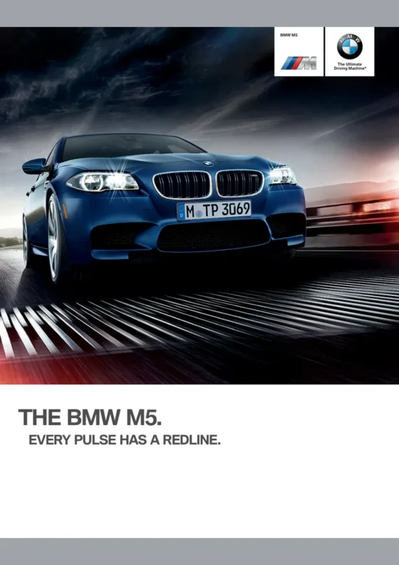 Cover of the 2015 BMW M5 Brochure