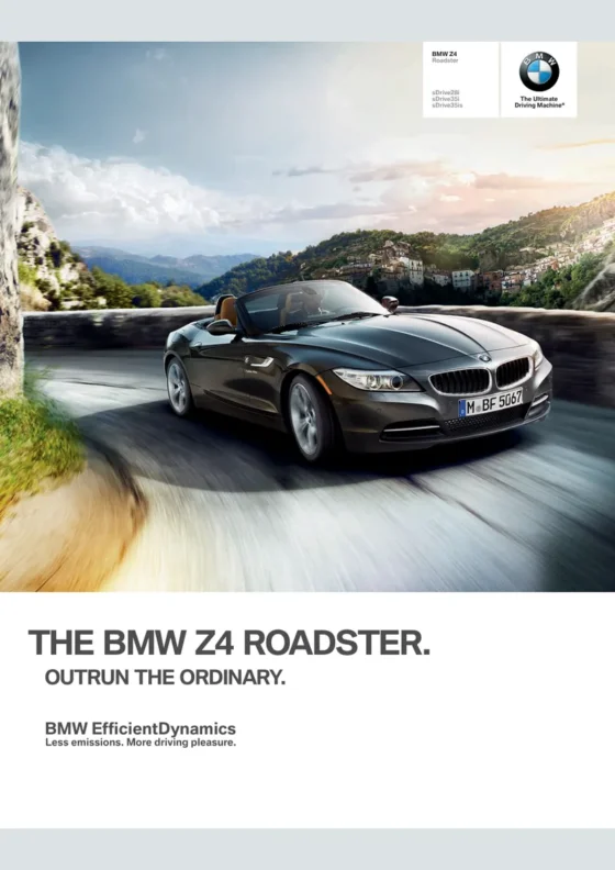 Cover of the 2015 BMW Z4 Brochure