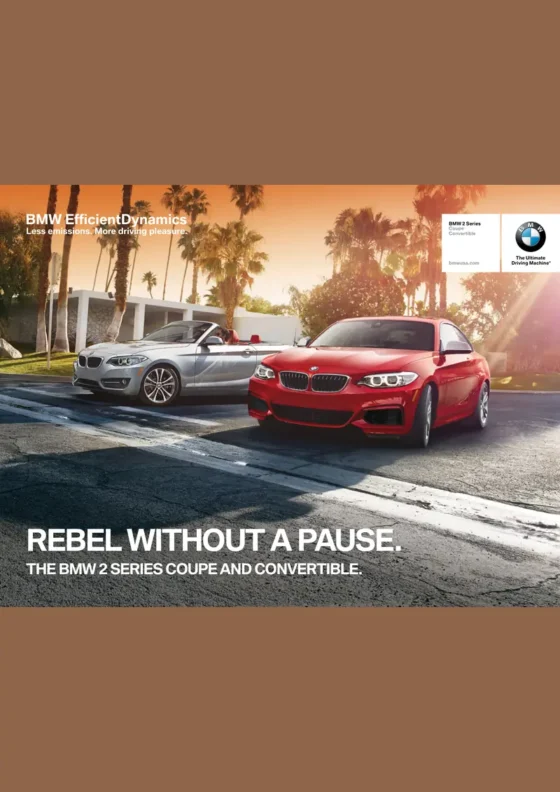 Cover of the 2016 BMW 2 Series Brochure