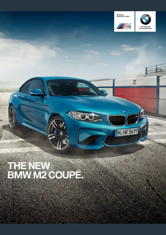 Cover of the 2016 BMW M2 Brochure