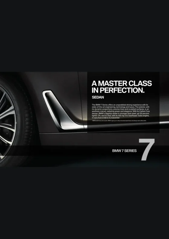 Cover of the 2018 BMW 7 Series Brochure