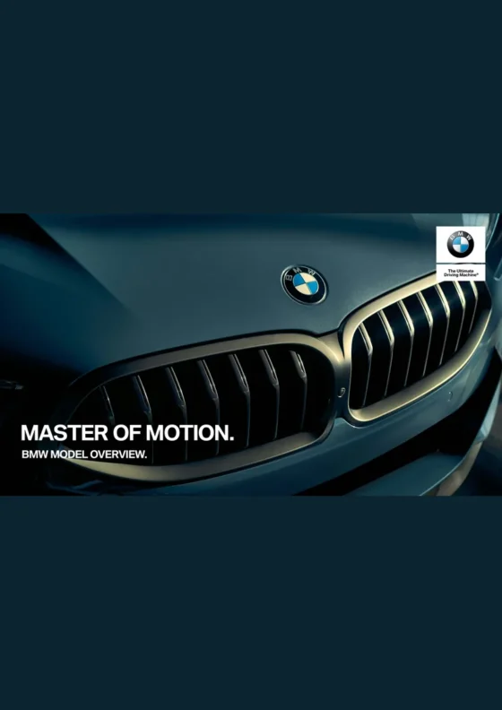 Cover of the 2019 BMW Full Line Brochure