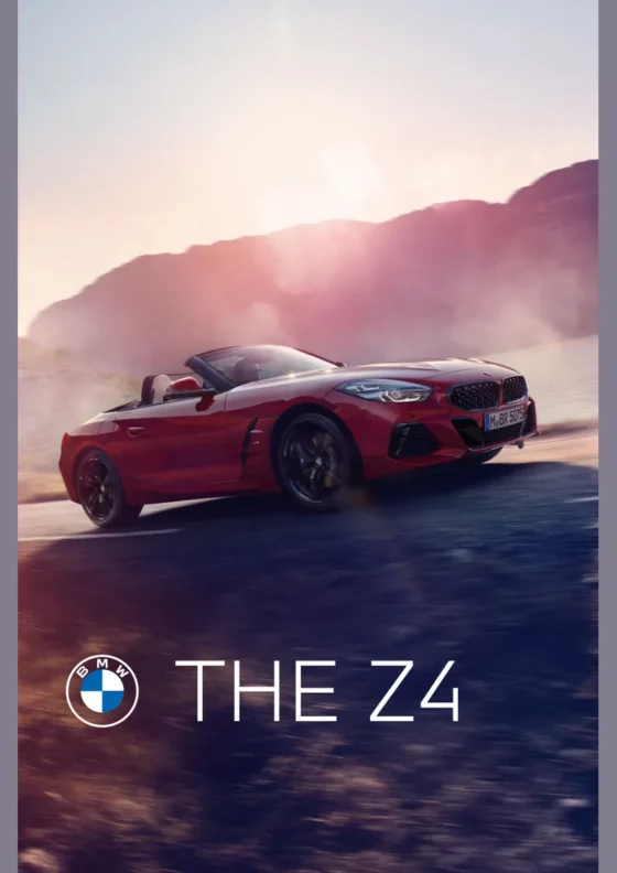 Cover of the 2020 BMW Z4 Brochure